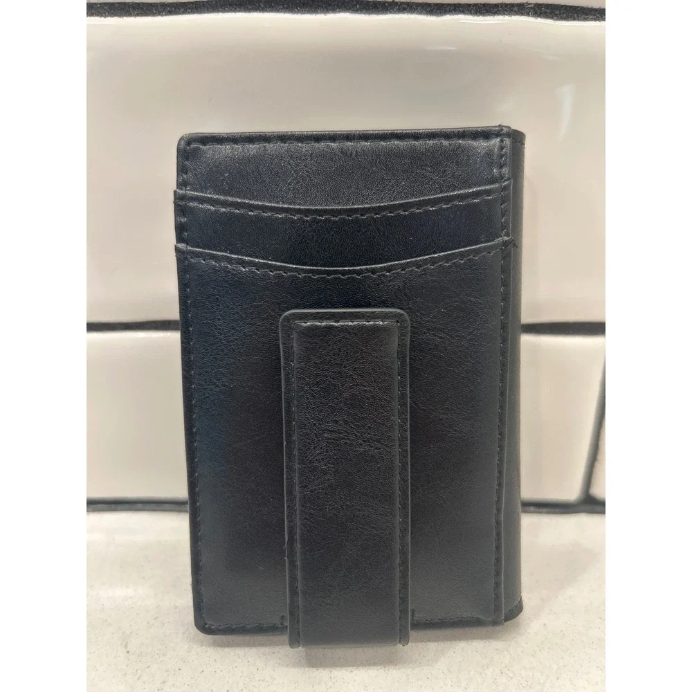 BULLIANT Men Slim Full Grain Wallet-Magnetic Closure-RFID Blocking 11 Cards